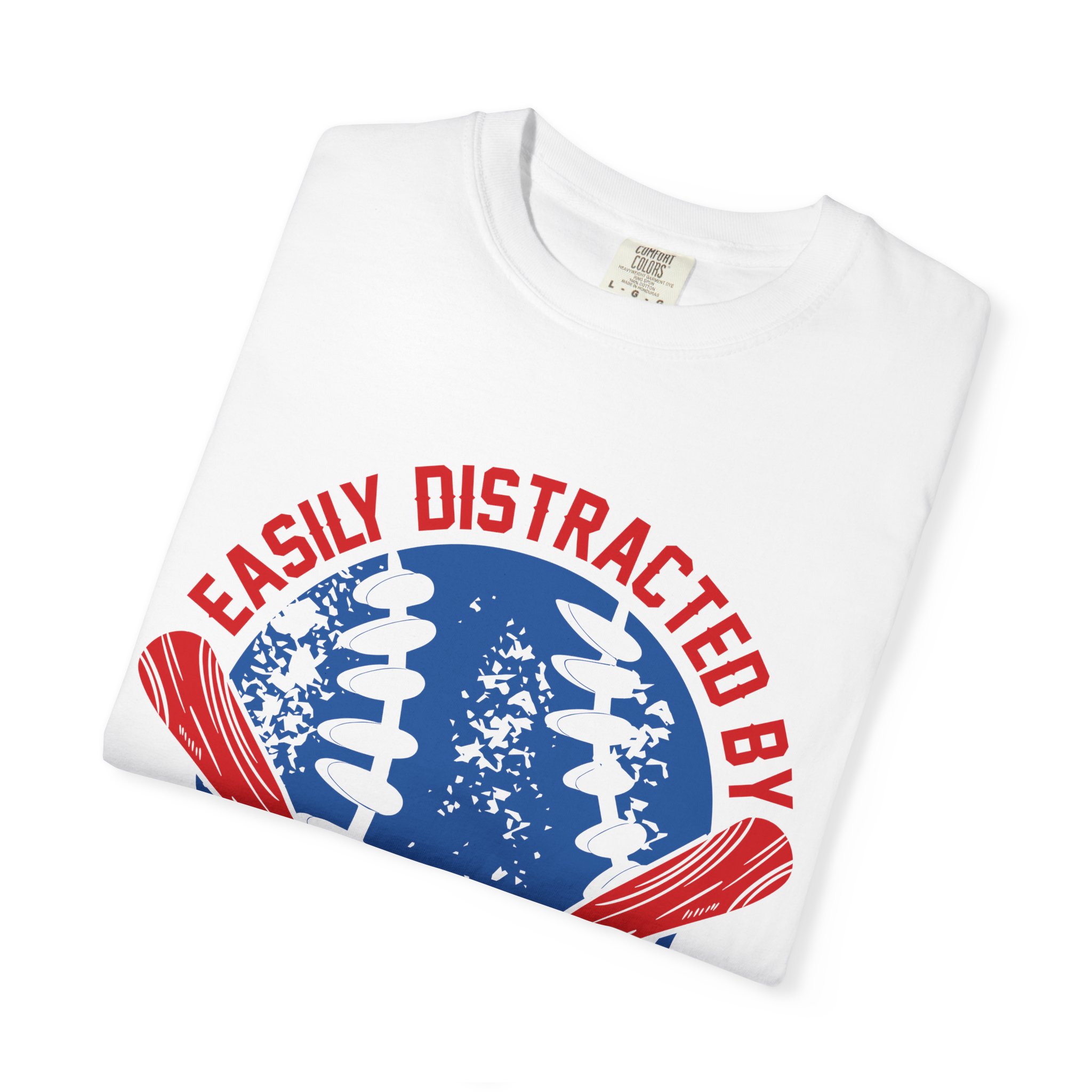 Unisex Baseball T-Shirt - Easily Distracted by Baseball, Sporty Tee, Gift for Baseball Lovers, Summer Wear, Casual Apparel. - Image 15