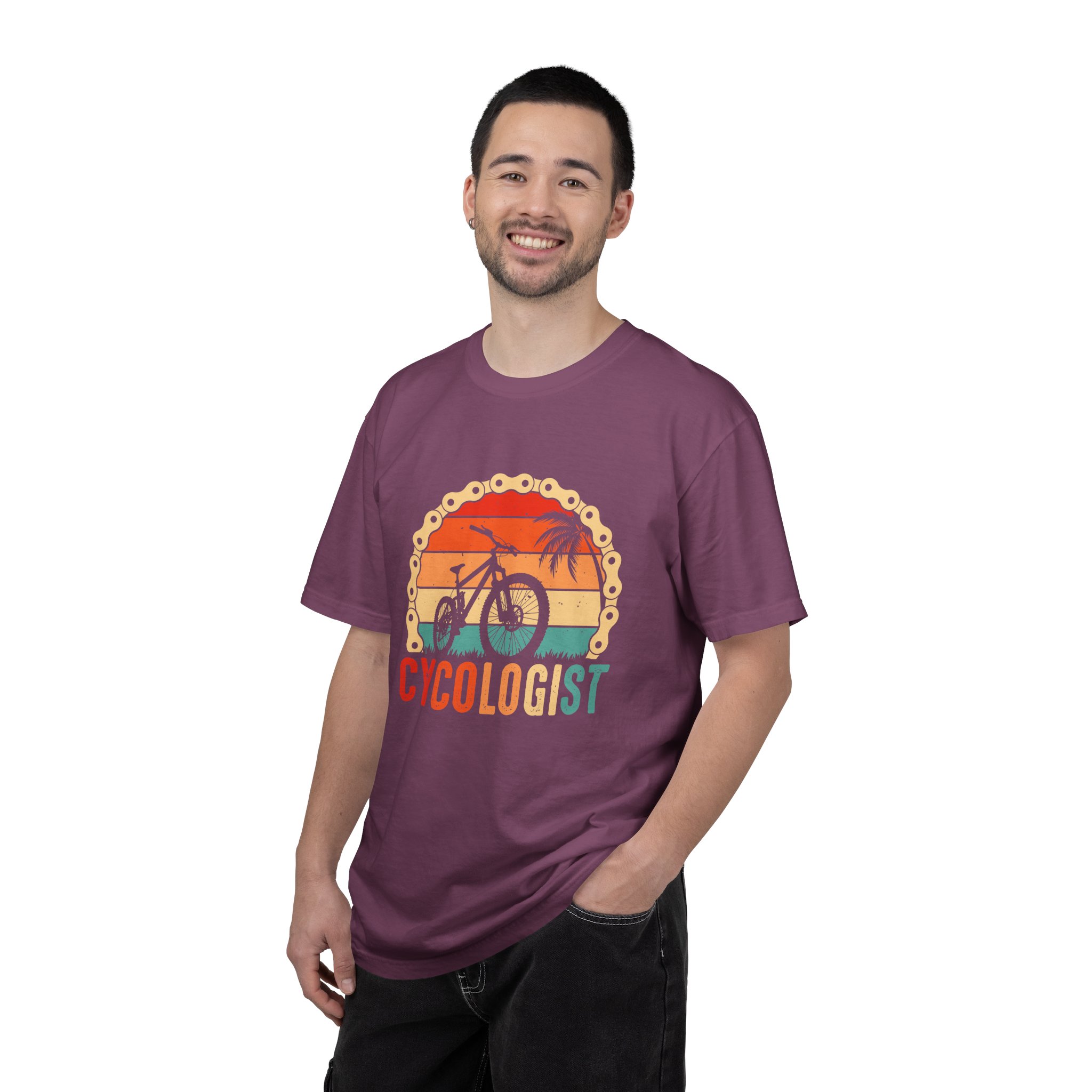 Cyclologist Garment-Dyed T-Shirt, Perfect Gift for Cyclists, Casual Wear, Outdoor Enthusiasts, Summer Apparel, Bike Lover Gift. - Image 50