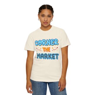 Retro sarcastic tee for Bold Ambition - Corner the Market Unisex Tee - Image 20
