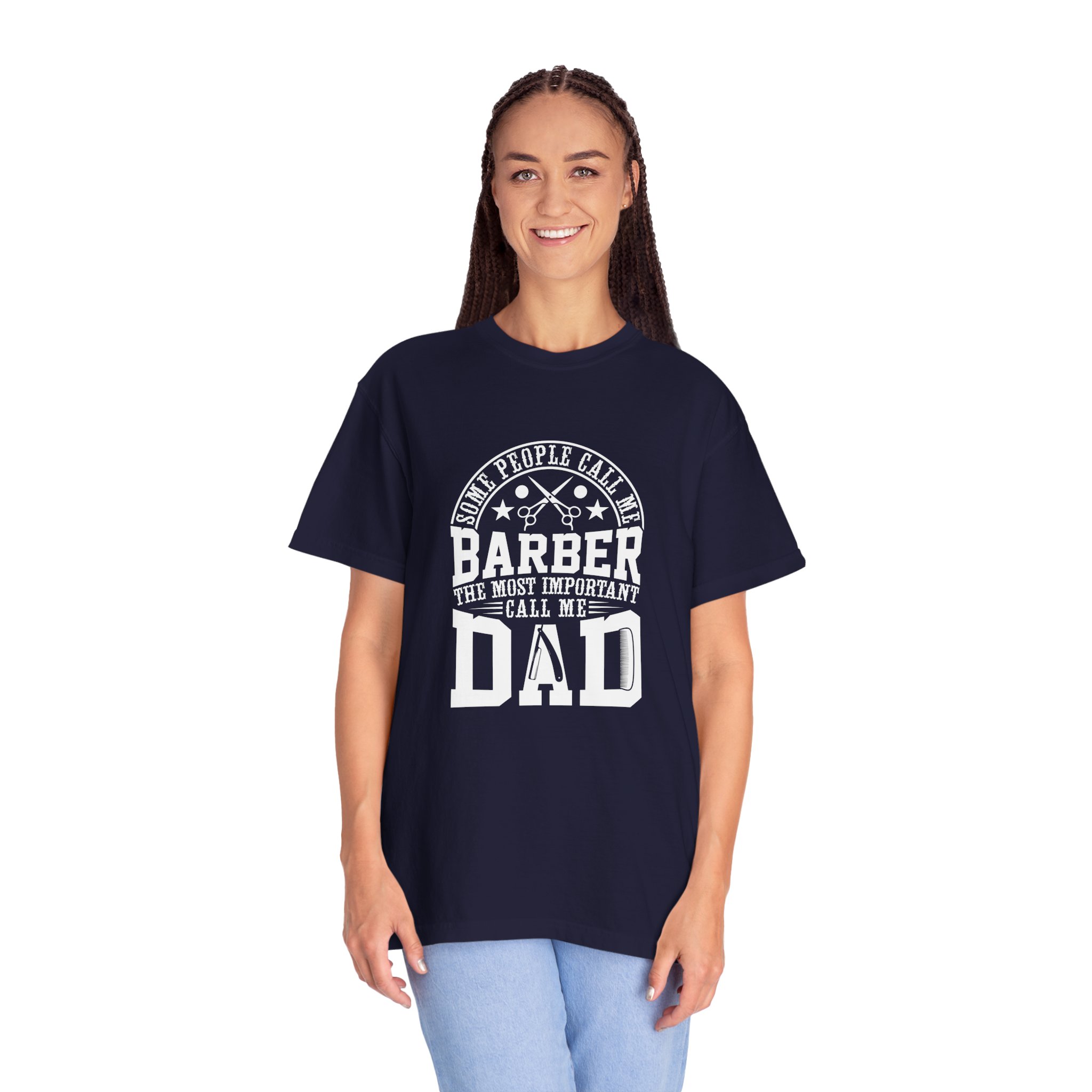 Dad Barber T-Shirt - Gift for Fathers, Stylish Dad Tee, Barber Apparel, Unisex Casual Wear, Father's Day Gift, Father's Day T-Shirt. - Image 3