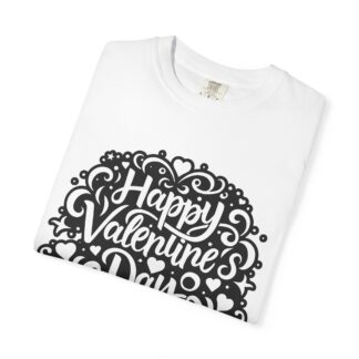 Happy Valentine’s Day Heart Floral T-Shirt – Romantic Floral Graphic Tee for Couples, Love Gifts & Festive Celebration. - Image 15