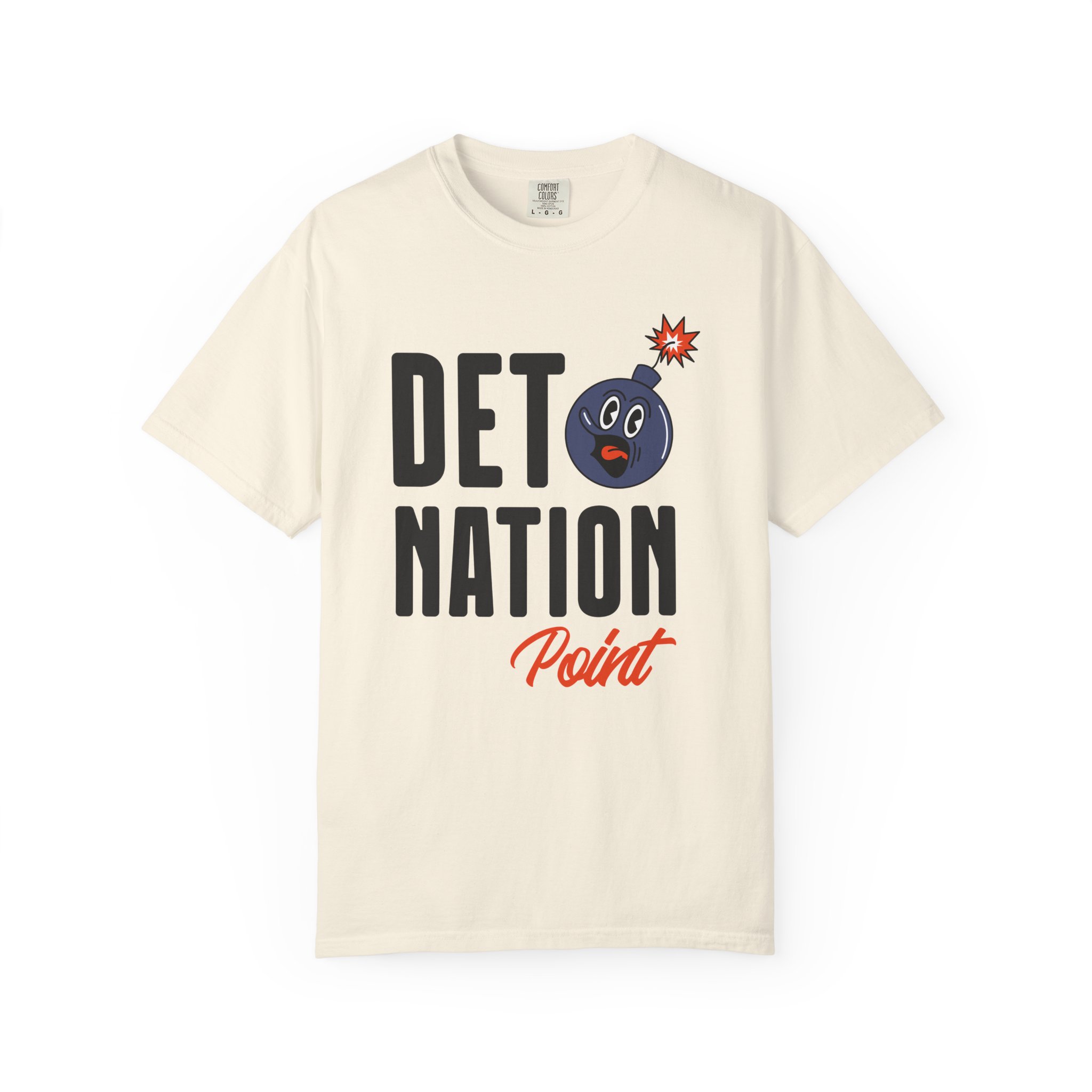 Detroit Nation Point T-Shirt – Bold Sports Fan Graphic Tee for Detroit Fans & Streetwear Style. - Image 9
