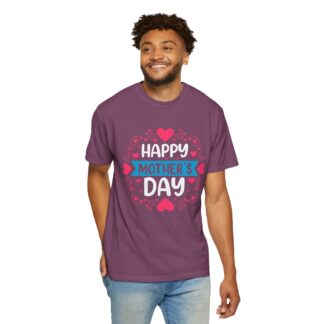 “Happy Mother’s Day” Heart Design T-Shirt – Cute Love Graphic Tee for Moms, Perfect Gift Giving & Celebration Wear. - Image 54