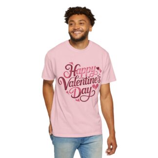 Happy Valentine’s Day Heart Script T-Shirt – Romantic Love Graphic Tee for Couples, Gift Giving & Festive Celebration. - Image 54