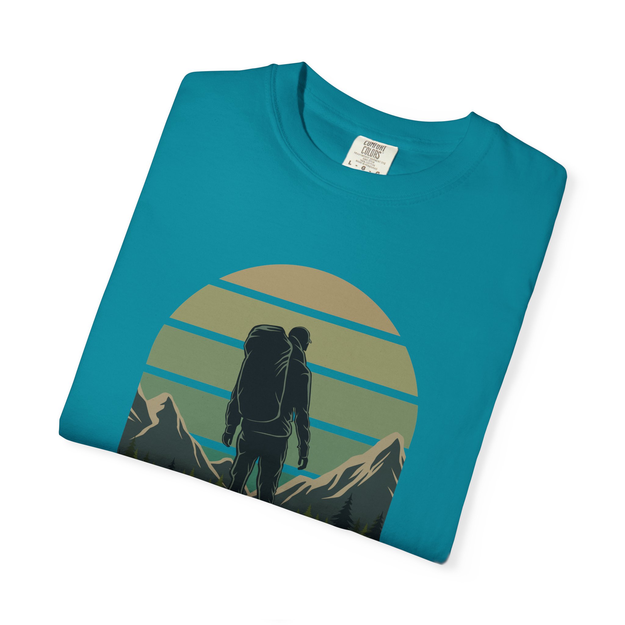 Adventure Mountain Hike T-Shirt | Unisex Garment-Dyed Tee | Nature Lover Gift | Outdoor Adventure Apparel | Hiking Outfit. - Image 15