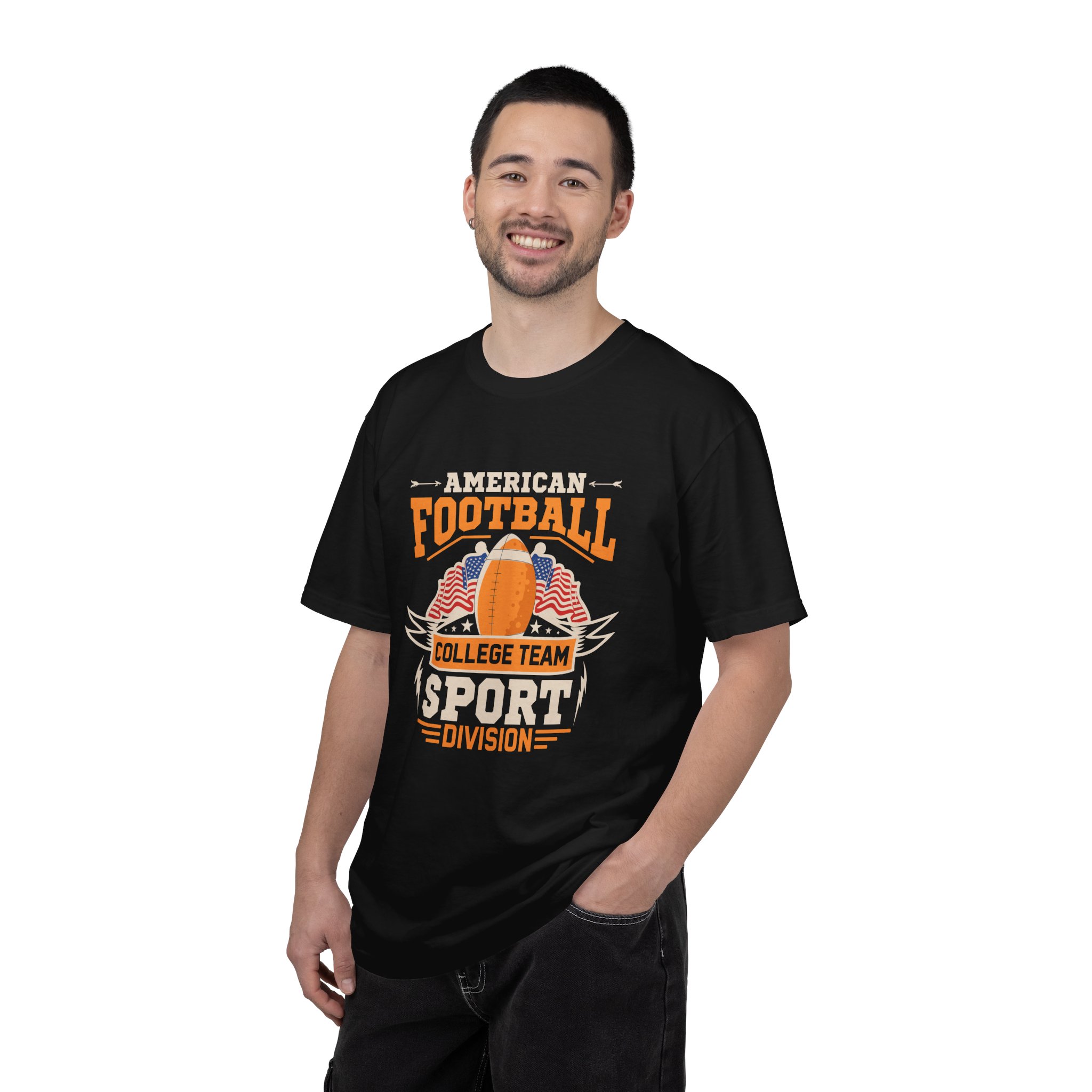 American Football Unisex Garment-Dyed T-Shirt, Perfect for Game Day, Sports Fan Gift, Tailgate Party, College Team Merchandise. - Image 10