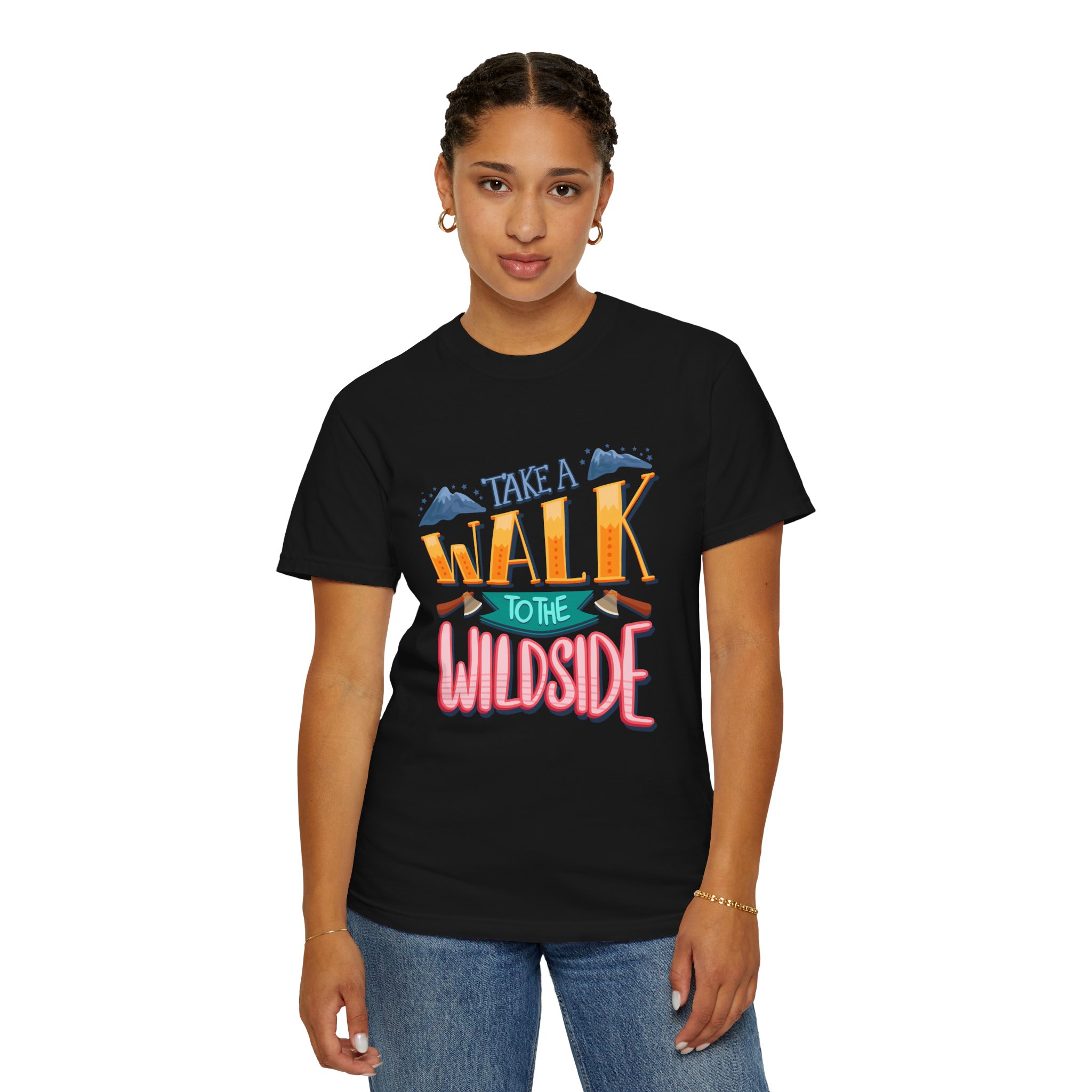 Wildside Adventure T-Shirt, Wanderlust Tee, Nature Lover Shirt, Casual Outdoor Wear, Hiking Gift. - Image 4