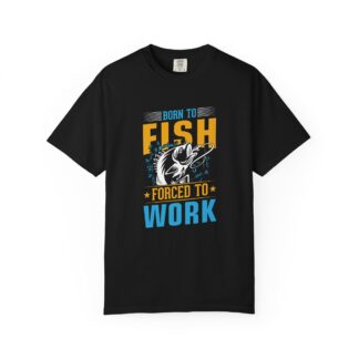 C - 15.11 - Born to Fish Graphic T-Shirt, Fishing Gift, Unisex Tee, Outdoor Apparel, Birthday Present, Casual Wear.