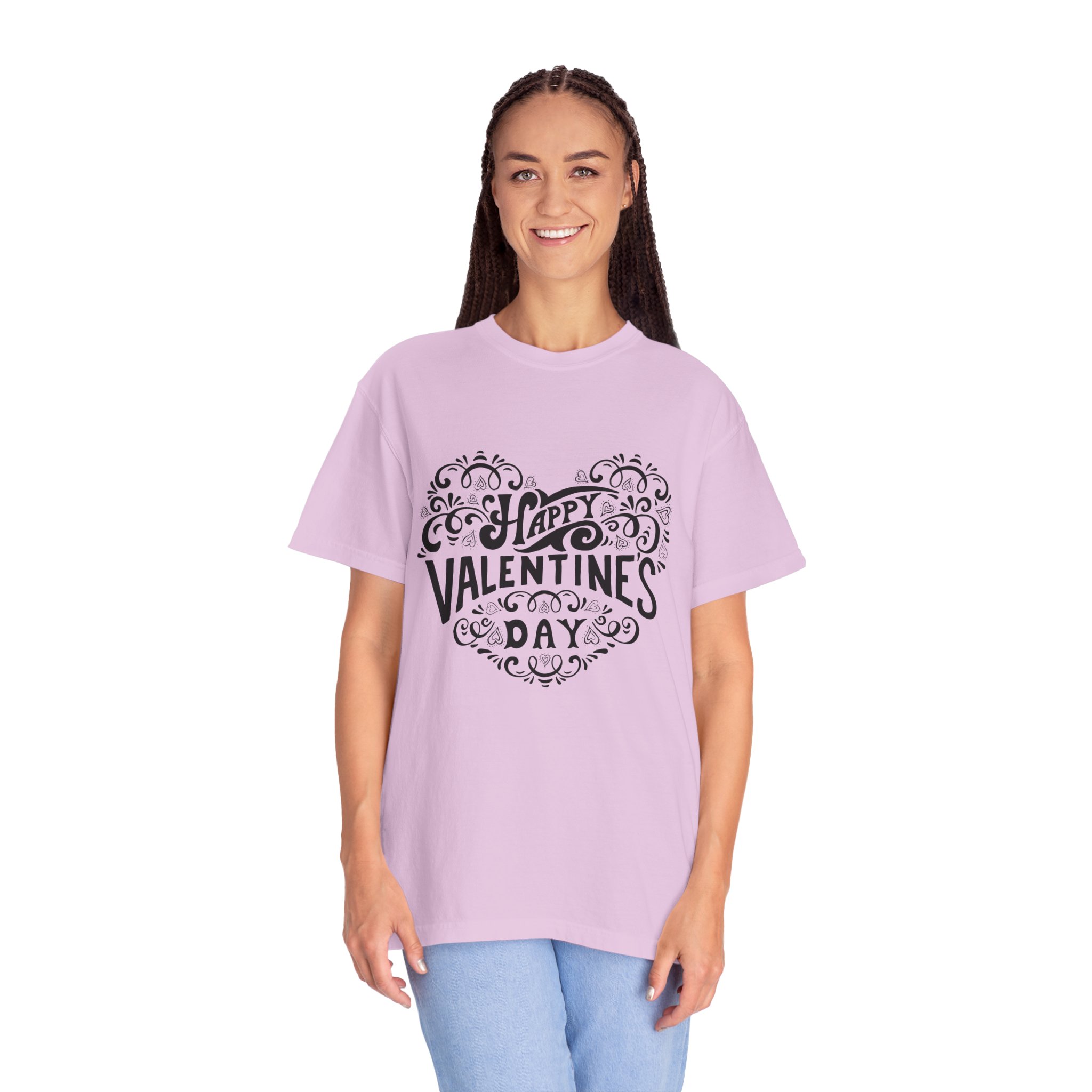 Valentine's Day Tee, Happy Valentine's Day Shirt, Unisex Love T-Shirt, Gift for Him/Her, Cute Couple Shirt - Image 43