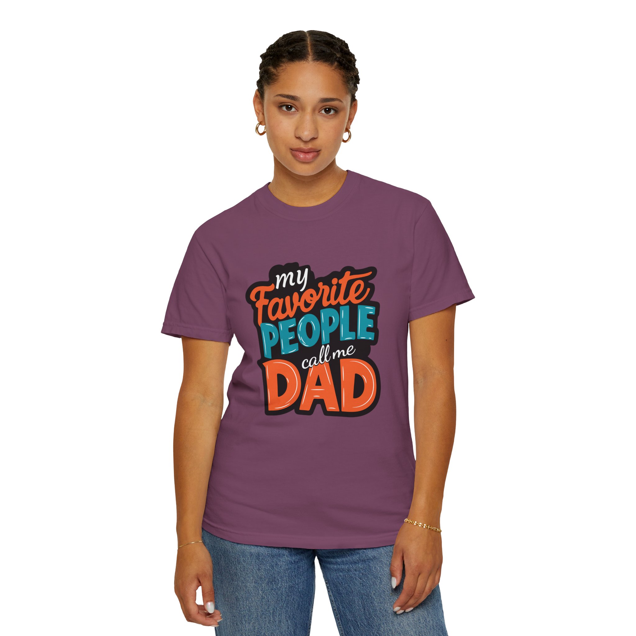 My Favorite People Call Me Dad Unisex T-Shirt, Gift for Dad, Father's Day Shirt, Birthday Gift, Casual Tees, Everyday Wear. - Image 44
