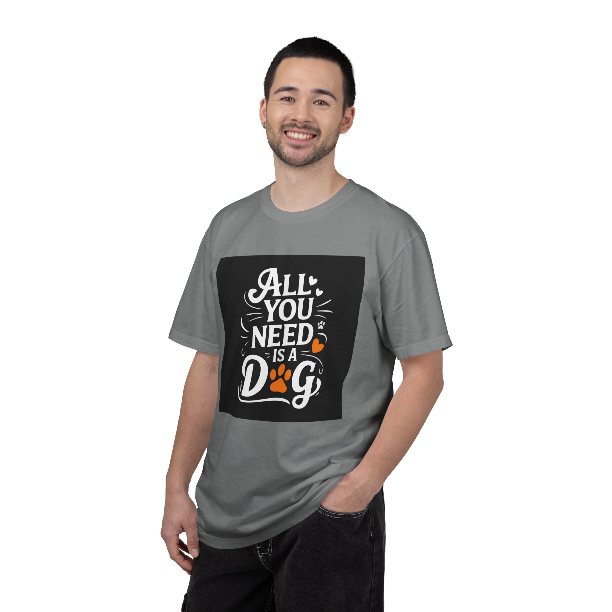 Dog Lover's Unisex Garment-Dyed T-Shirt | All You Need Is a Dog, Pet Owner Gift, Dog Mom Shirt, Animal Lover Tee, Cute Pet Apparel. - Image 18