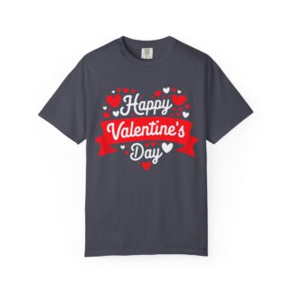 Happy Valentine’s Day T-Shirt – Romantic Love Graphic Tee for Couples, Gift Giving & Festive Celebration. - Image 1