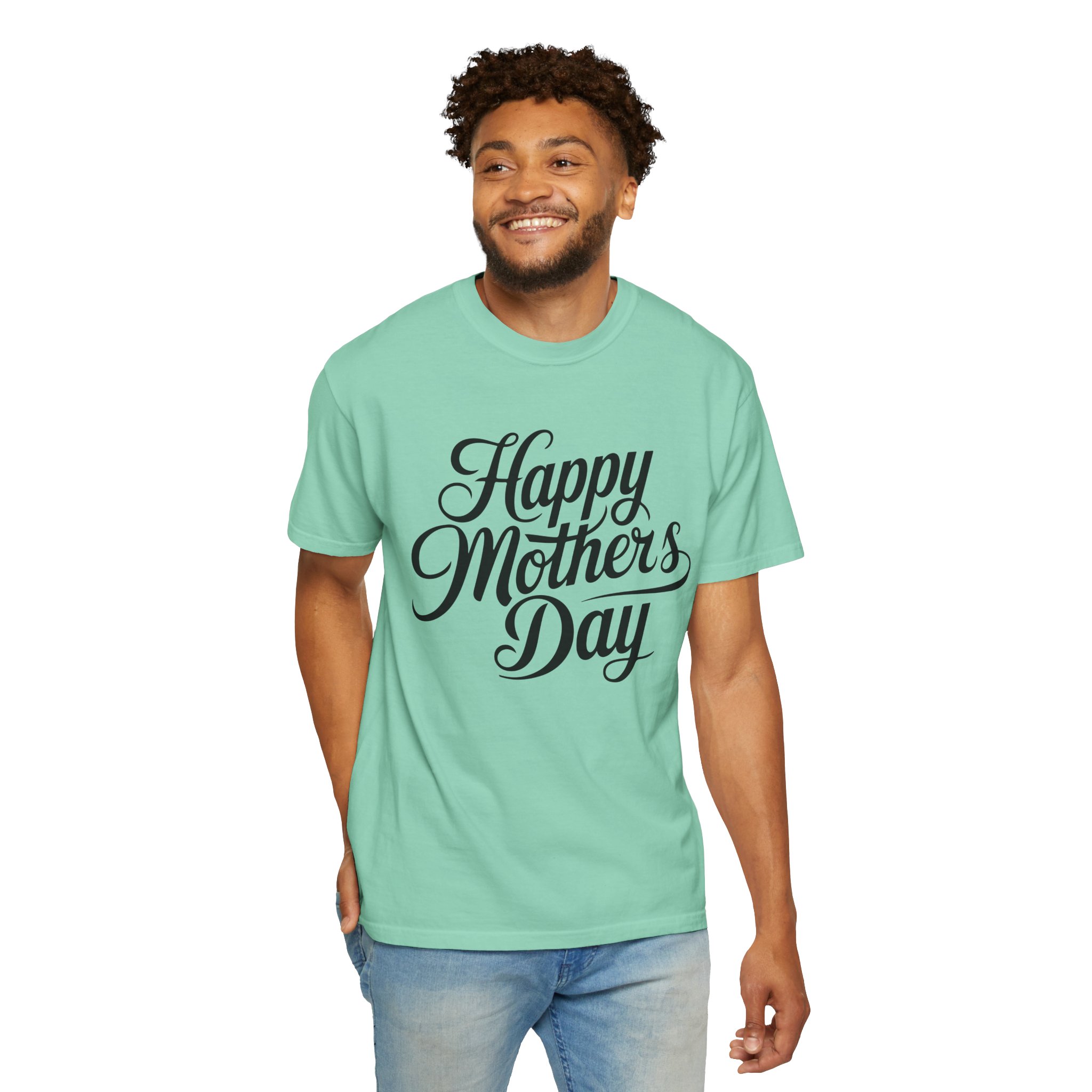 Happy Mother’s Day Script Mom Gift T-Shirt – Cute Love Graphic Tee for Moms, Perfect Gift Giving & Special Celebration Wear. - Image 22