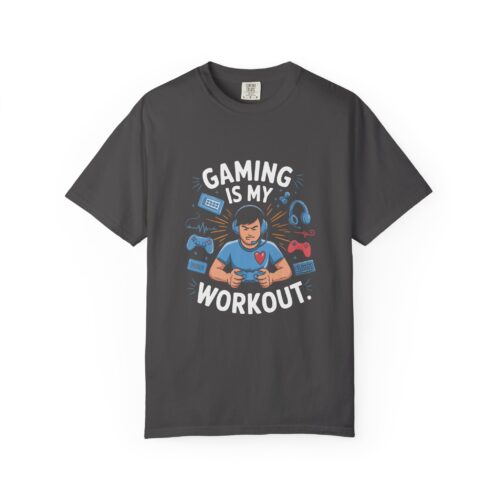 Sarcastic gaming T-shirt - Gaming Is My Workout Unisex Tee - Image 17