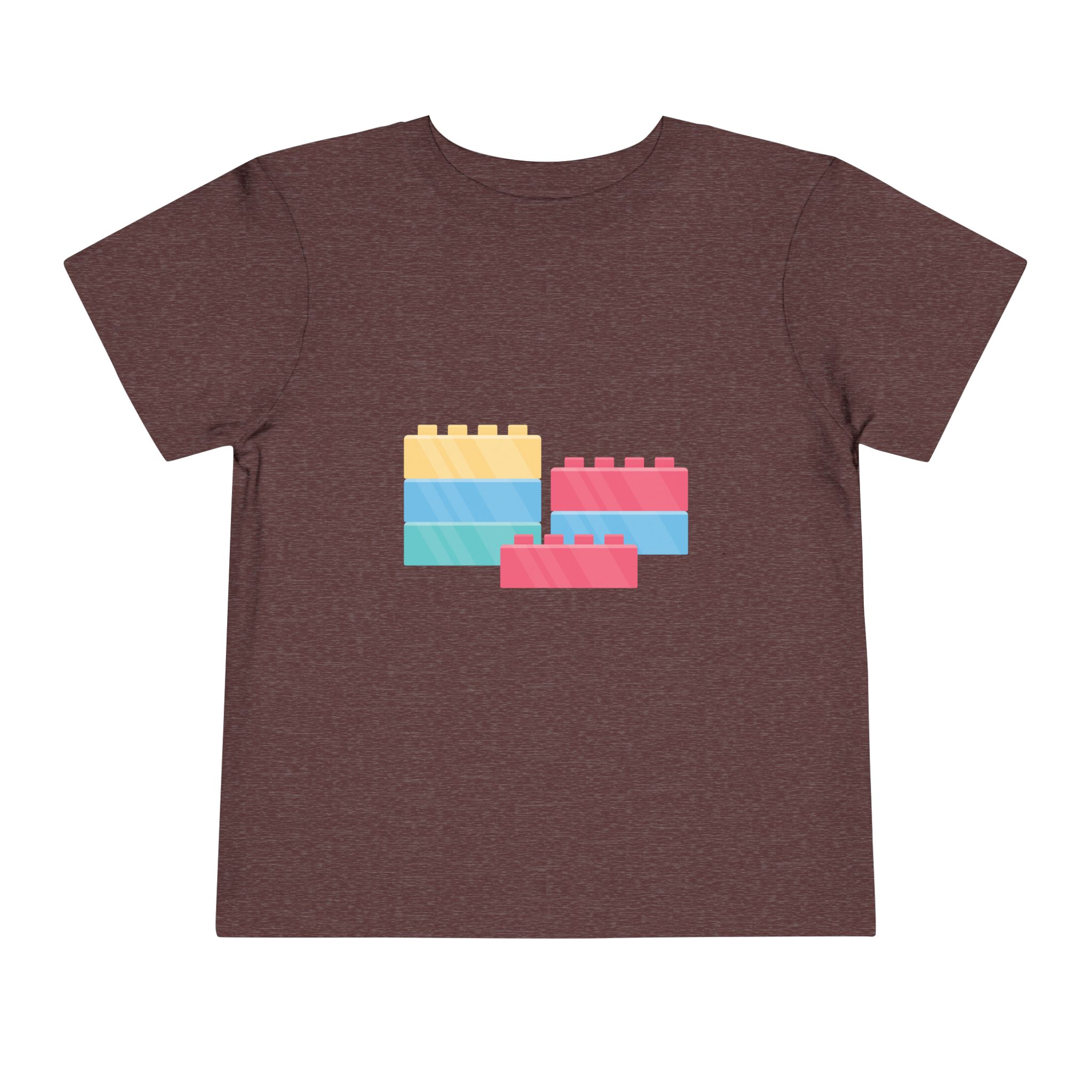 Colorful Building Blocks Toddler T-Shirt – Cute Kids Graphic Tee for Boys & Girls. - Image 25