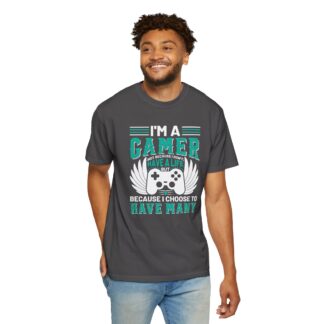 Game Controller Tshirt Gamer Style & Passion - I’m a Gamer Controller Wings Unisex Tee - Image 30