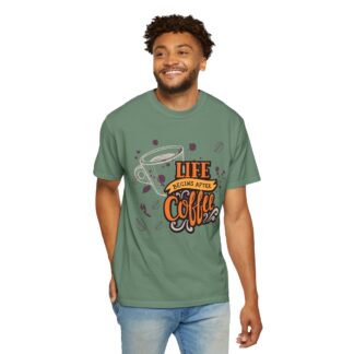 Coffee drinkers t-shirt – Life Begins After Coffee - Image 22