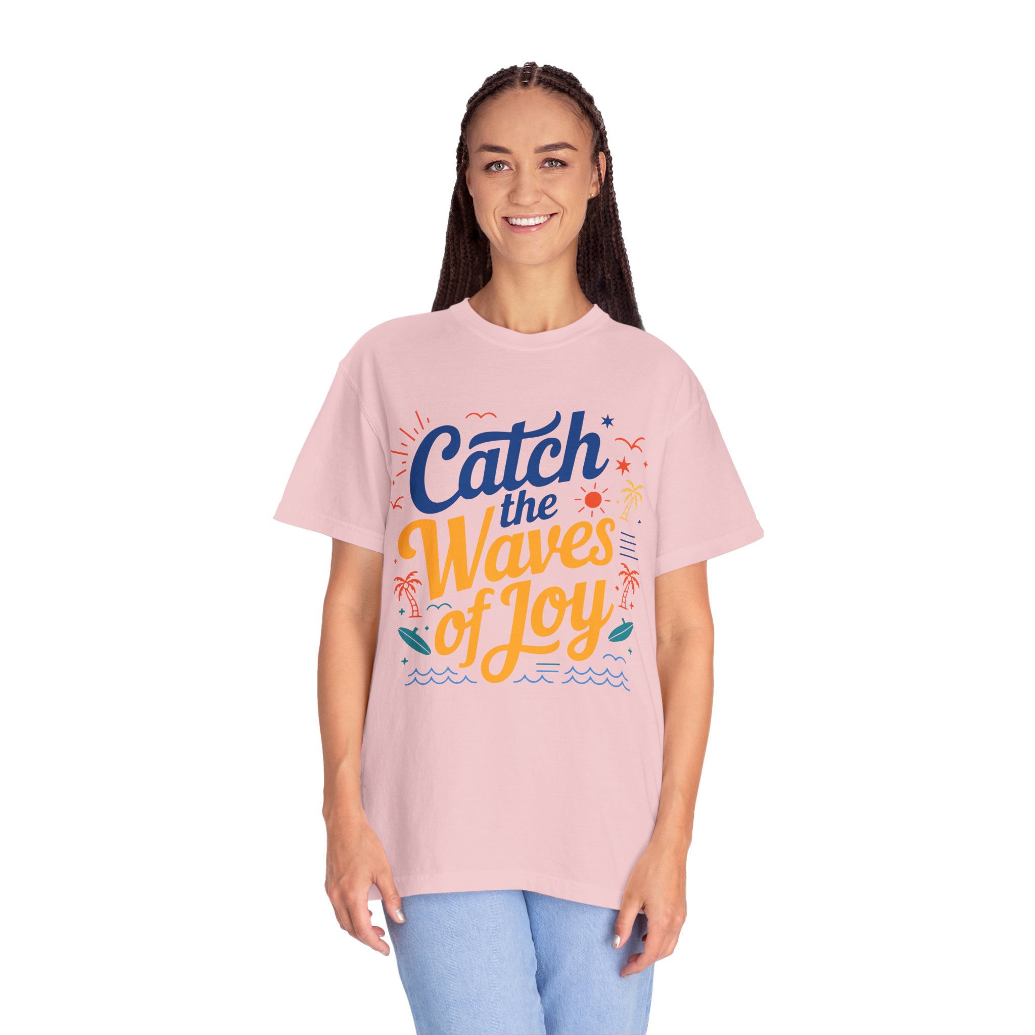 Catch the Waves of Joy T-Shirt, Beachwear, Summer Apparel, Unisex Fashion, Vacation Shirt, Gift for Surfers. - Image 35