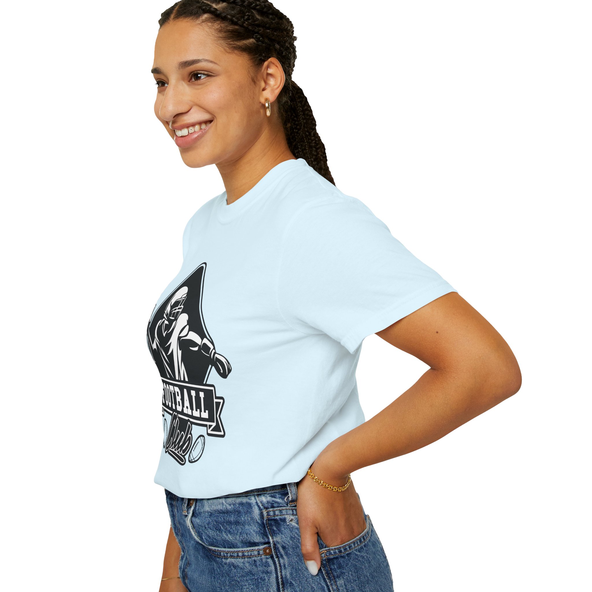 C - 16.15b - Football Club Unisex Garment-Dyed T-shirt | Casual Sportswear, Gift for Football Fans, Team Apparel, Perfect for Game Days. - Image 45