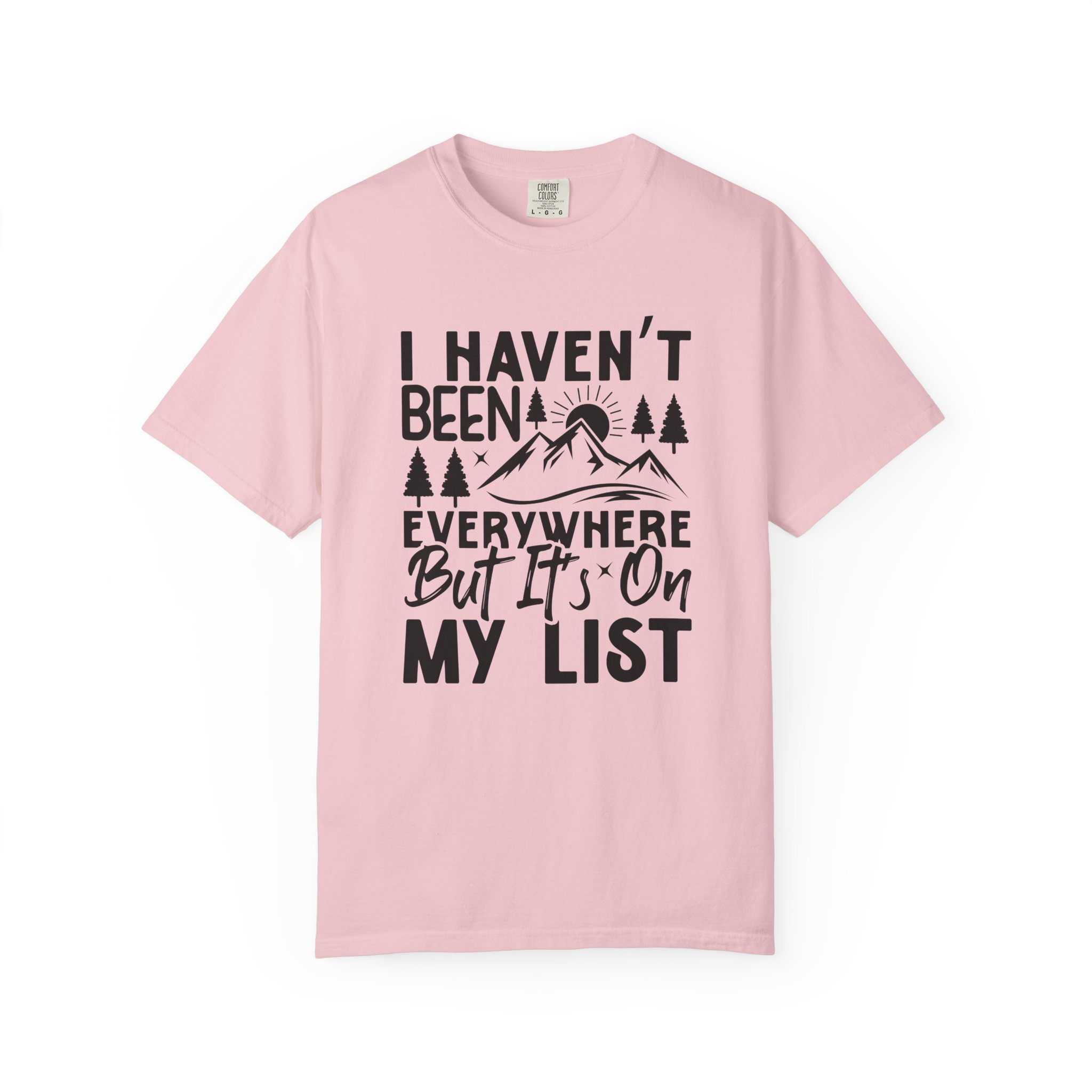 Adventure List T-Shirt, Unisex Garment-Dyed Tee, Travel Shirt, Gift for Explorers, Hiking Apparel, Outdoor Enthusiast Top. - Image 49
