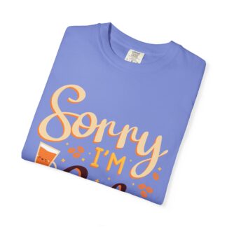 Funny coffee Tshirts for Coffee Lovers - Sorry I’m Latte Unisex Tee - Image 23