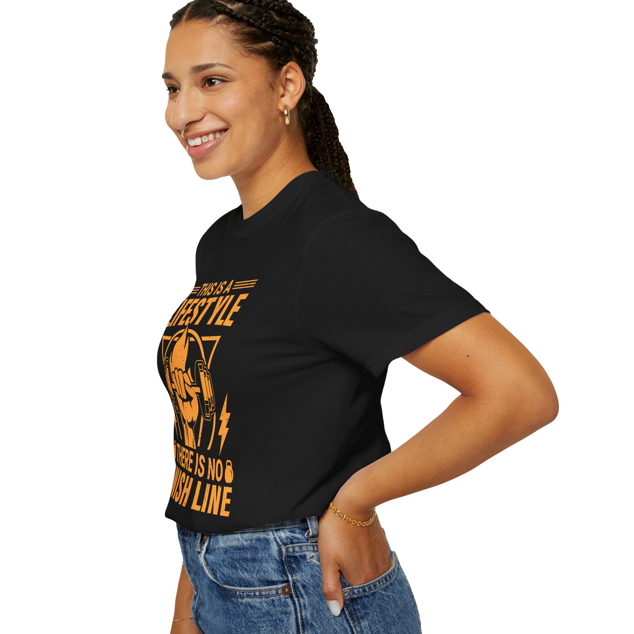 b2 - 6.15b - This Is a Lifestyle There Is No Finish Line T-Shirt – Motivational Running Graphic Tee for Endurance, Commitment & Active Living. - Image 37