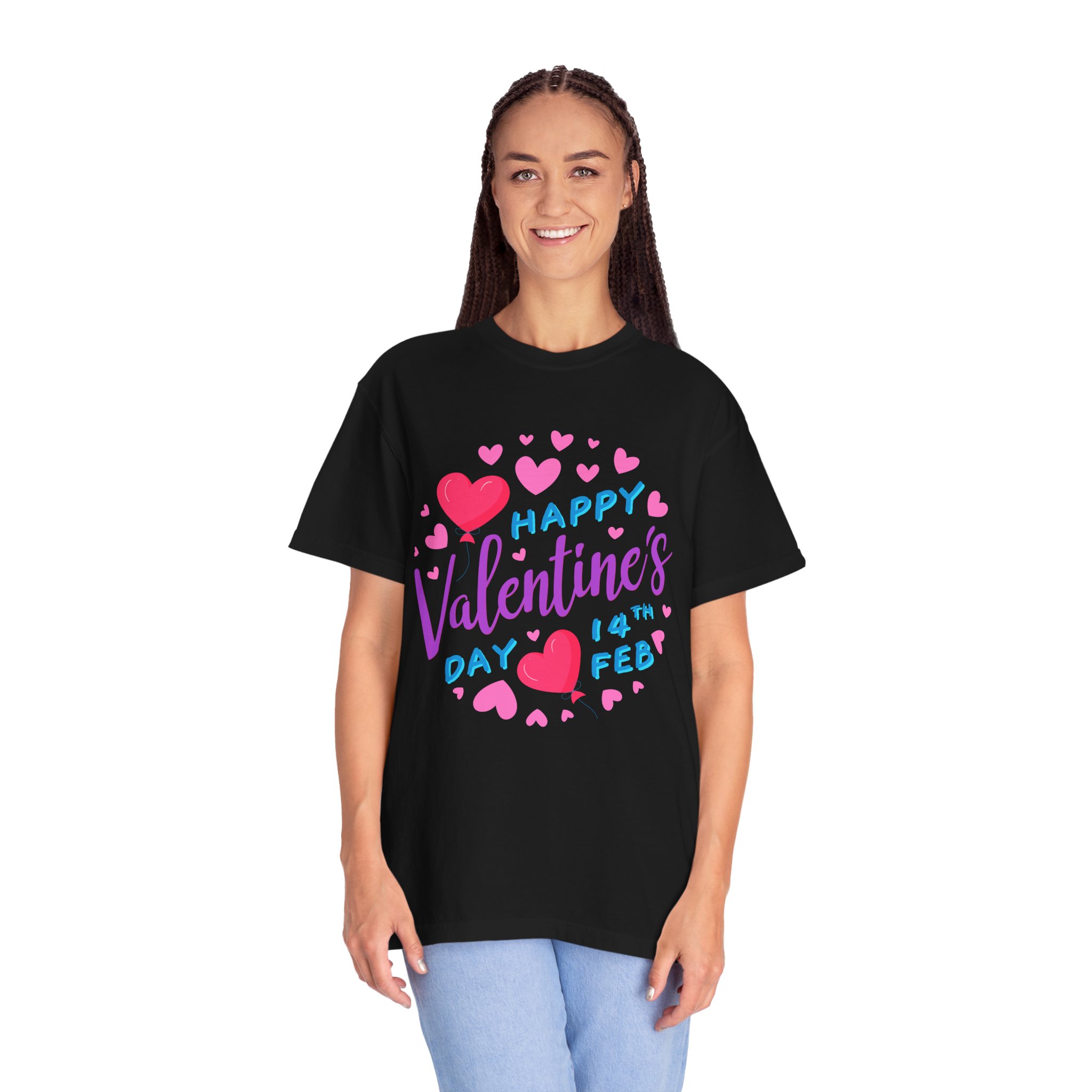 b2 - 8.1 - Happy Valentine’s Day 14th Feb T-Shirt – Cute Heart Graphic Tee for Love, Romance & Festive Celebration. - Image 43
