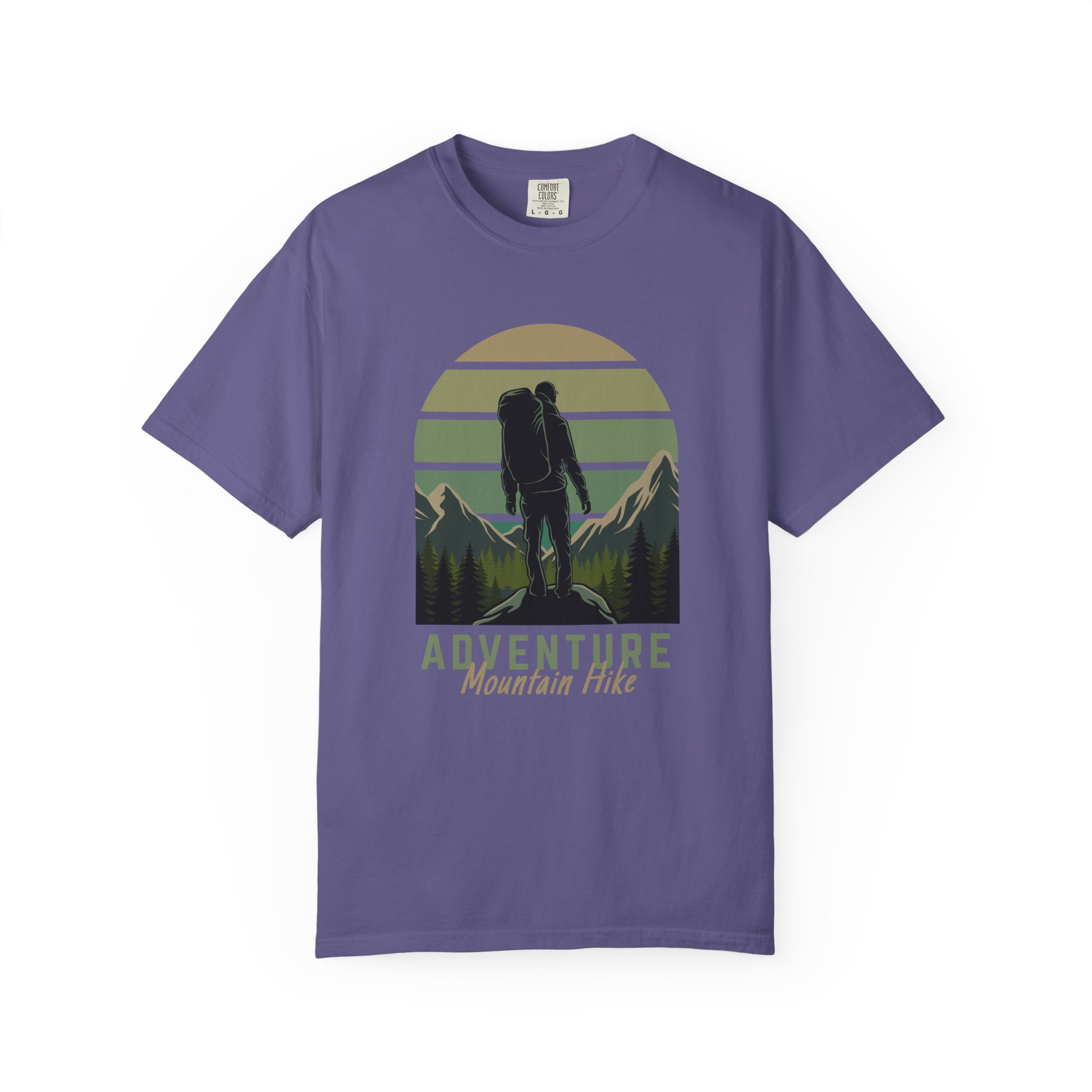 Adventure Mountain Hike T-Shirt | Unisex Garment-Dyed Tee | Nature Lover Gift | Outdoor Adventure Apparel | Hiking Outfit. - Image 33