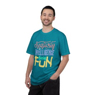 Bold Inspirational T-Shirt: Embrace Creativity - Creativity Is Intelligence Having Fun Unisex Tee - Image 26