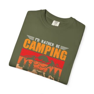 “I’d Rather Be Camping and Go to the Mountains” T-Shirt – Retro Outdoor Graphic Tee for Nature Lovers, Fun Adventure Wear & Perfect Gift Giving. - Image 15