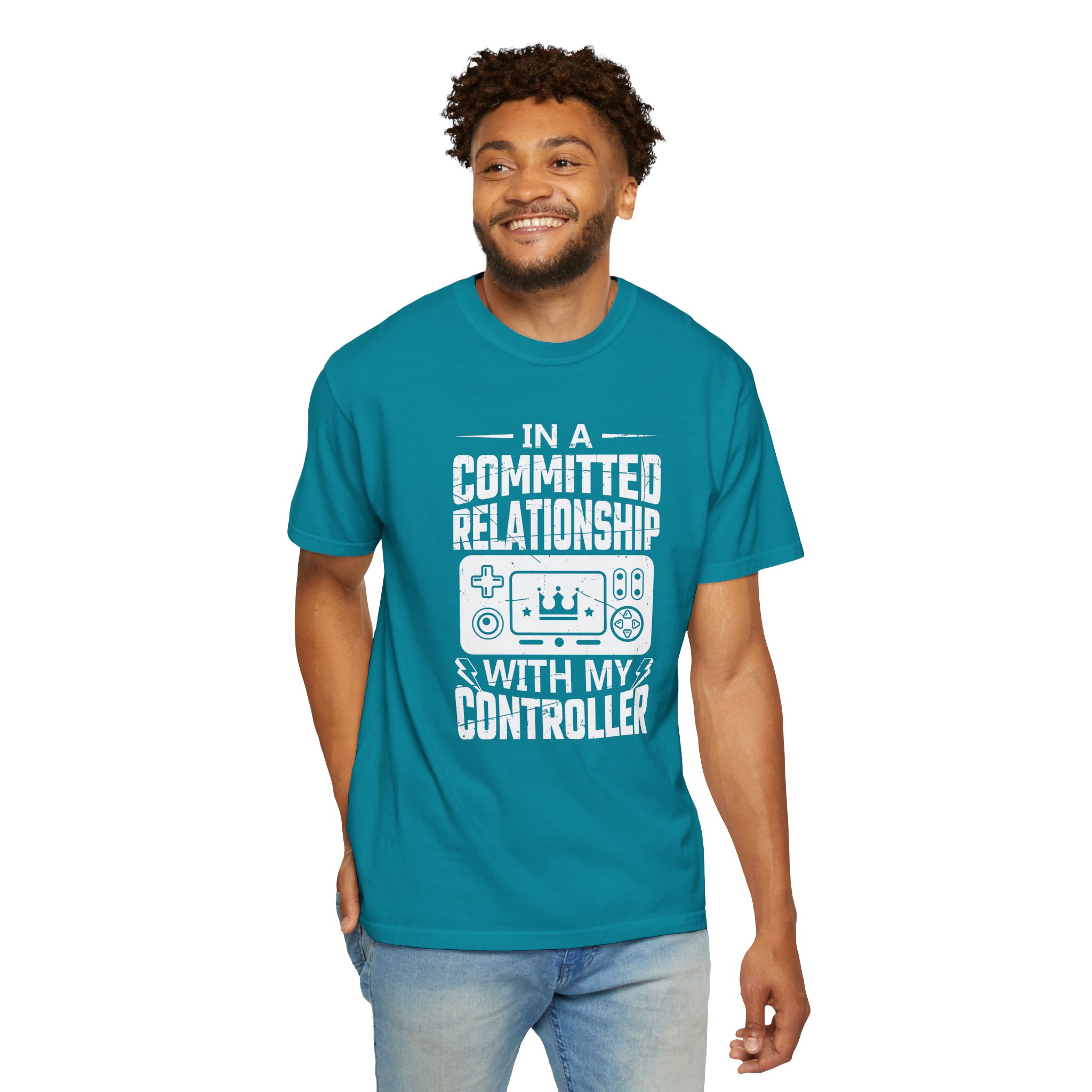 Committed to My Controller T-Shirt – Funny Gamer Graphic Tee for Video Game Lovers & Gaming Enthusiasts. - Image 22