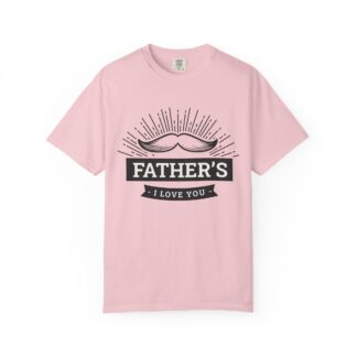 Father’s I Love You Vintage Mustache T-Shirt – Cute Love Graphic Tee for Dads, Perfect Gift for Father’s Day, Birthday & Special Celebration Wear. - Image 49