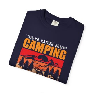 “I’d Rather Be Camping and Go to the Mountains” T-Shirt – Retro Outdoor Graphic Tee for Nature Lovers, Fun Adventure Wear & Perfect Gift Giving. - Image 31
