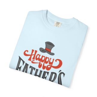 Happy Father’s Day Top Hat Typography T-Shirt – Cute Love Graphic Tee for Dads, Perfect Gift Giving & Celebration Wear. - Image 7