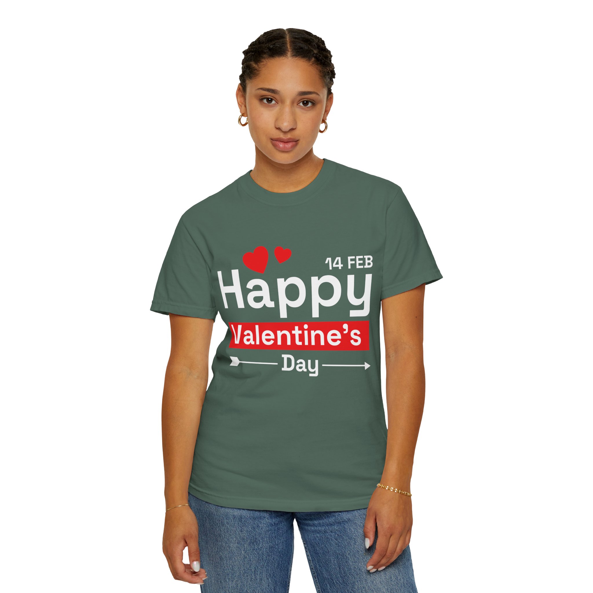 b2 - 8.6d - Happy Valentine’s Day T-Shirt – Classic Graphic Tee for Love, Romance & Festive Style. - Image 4