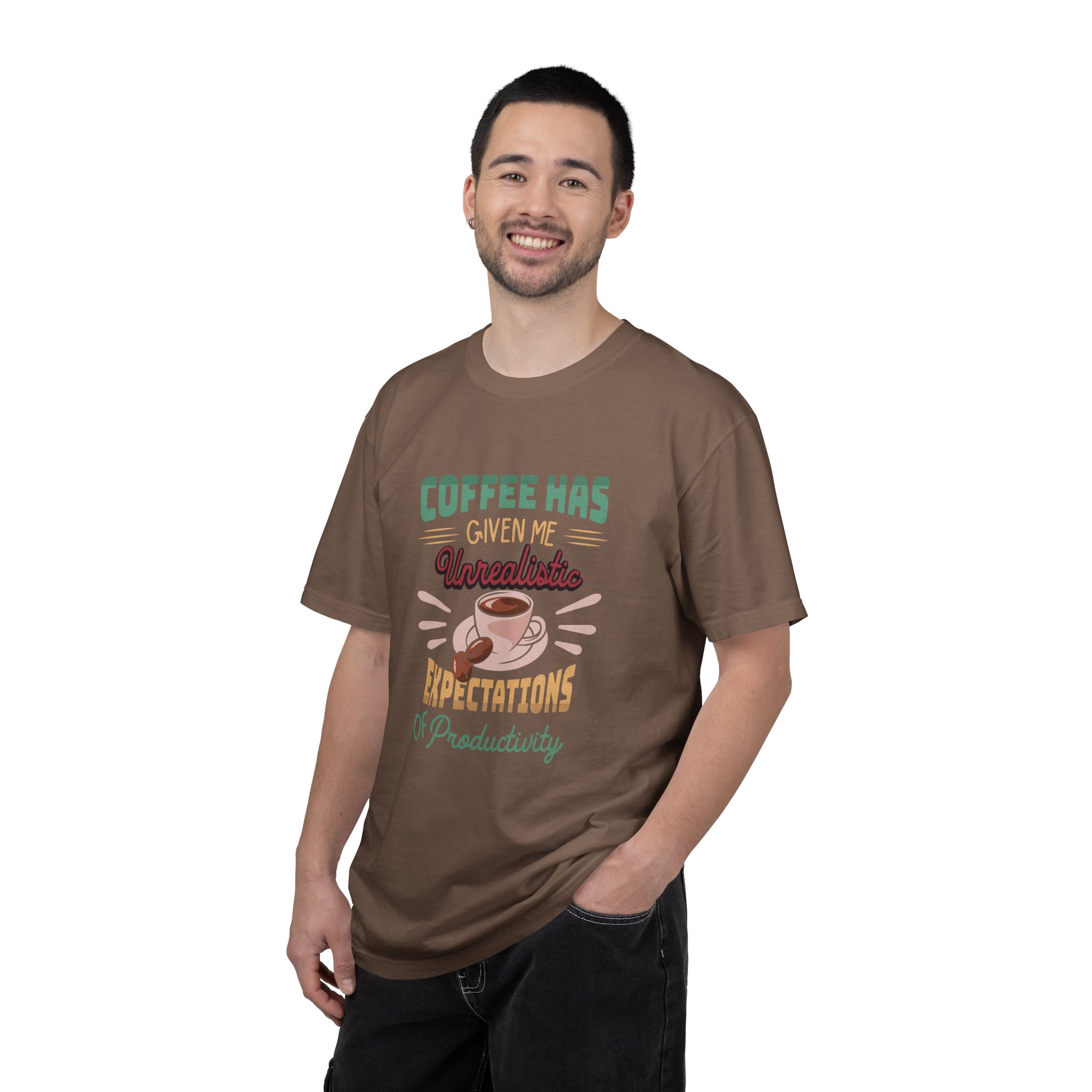 Funny Coffee T-Shirt, Unisex Garment-Dyed Tee, Gift for Coffee Lovers, Casual Wear. - Image 18