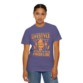 This Is a Lifestyle There Is No Finish Line T-Shirt – Motivational Running Graphic Tee for Endurance, Commitment & Active Living. - Image 44