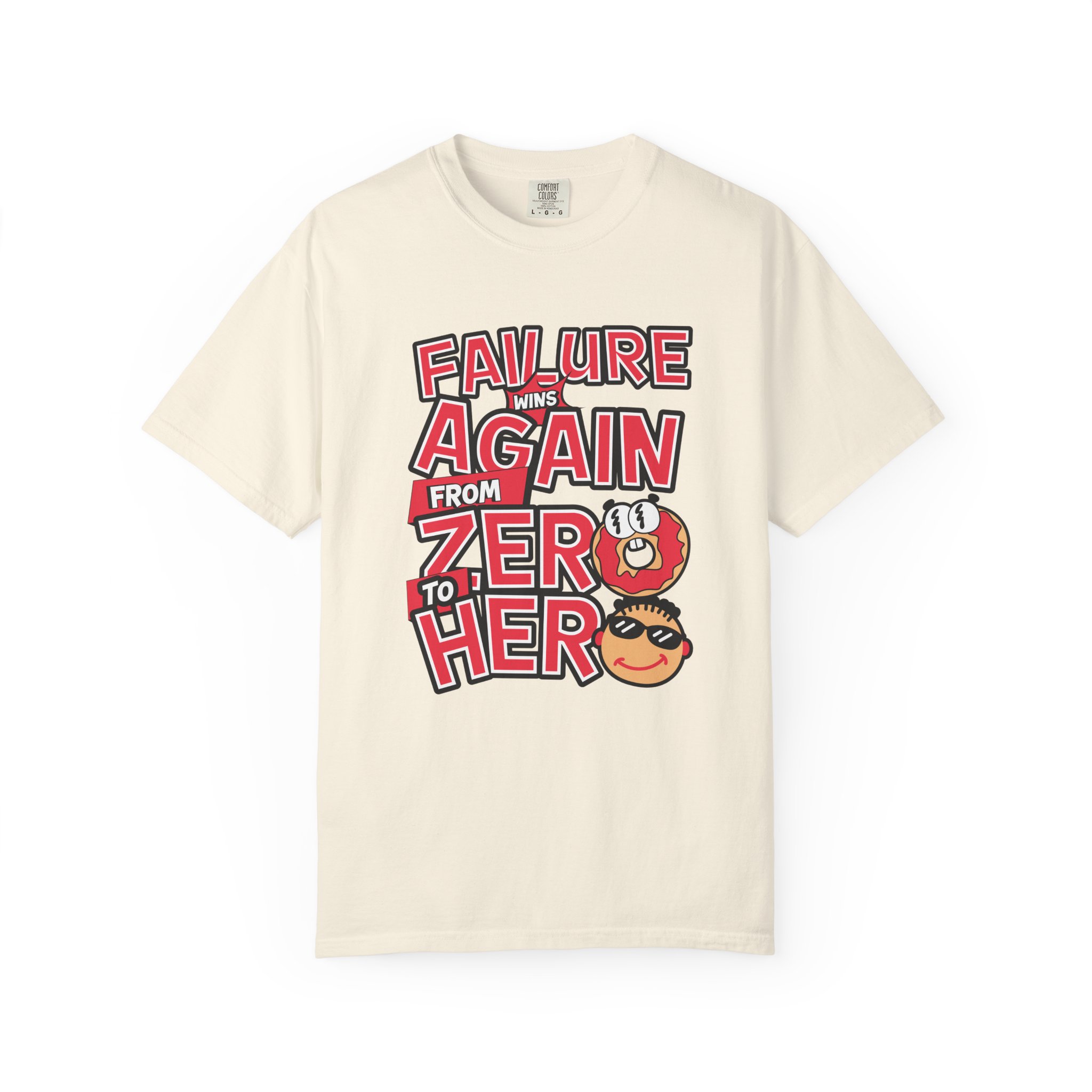 b2 - 2.3 - From Failure Again to Hero T-Shirt – Motivational Graphic Tee for Growth, Resilience & Success Mindset. - Image 9