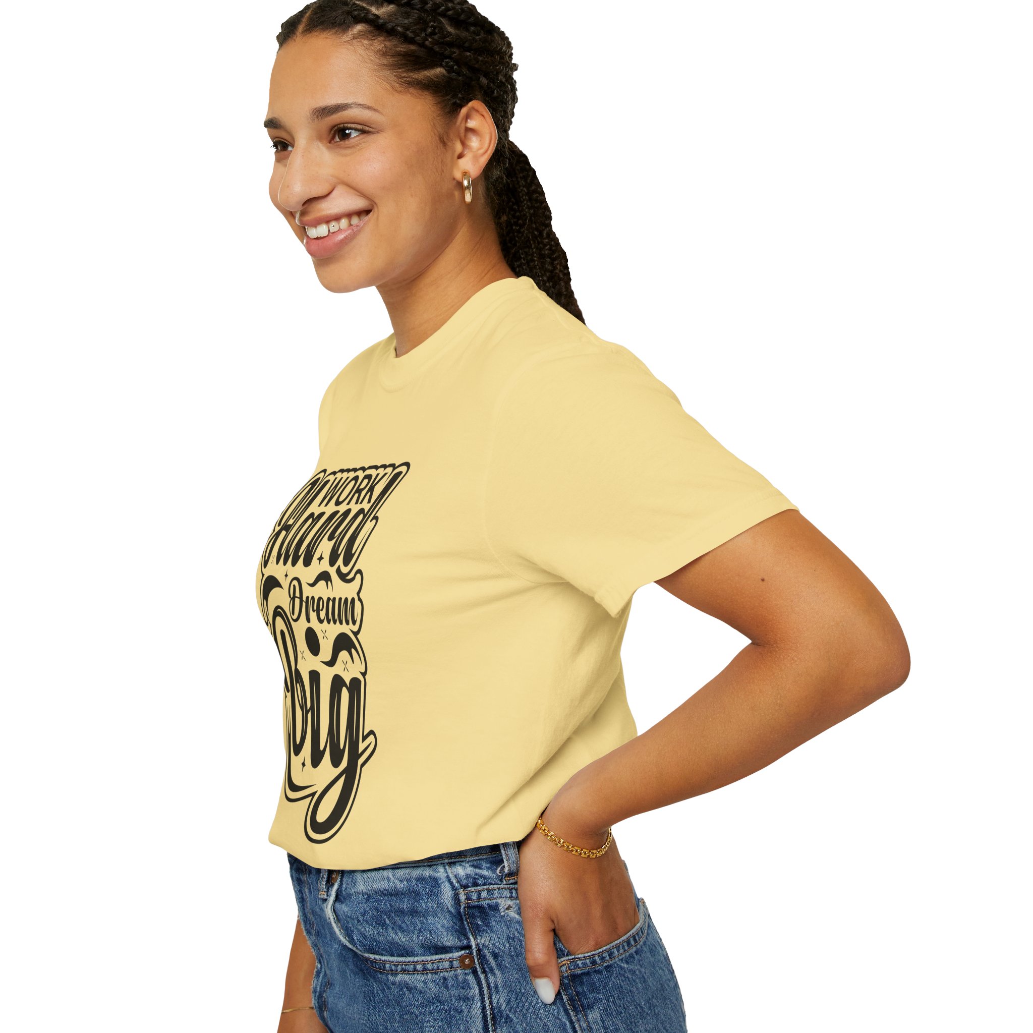 Motivational T-Shirt - Work Hard Dream Big - Unisex Tee for Inspiration, Casual Wear, Gift, Fitness, Entrepreneurs. - Image 21