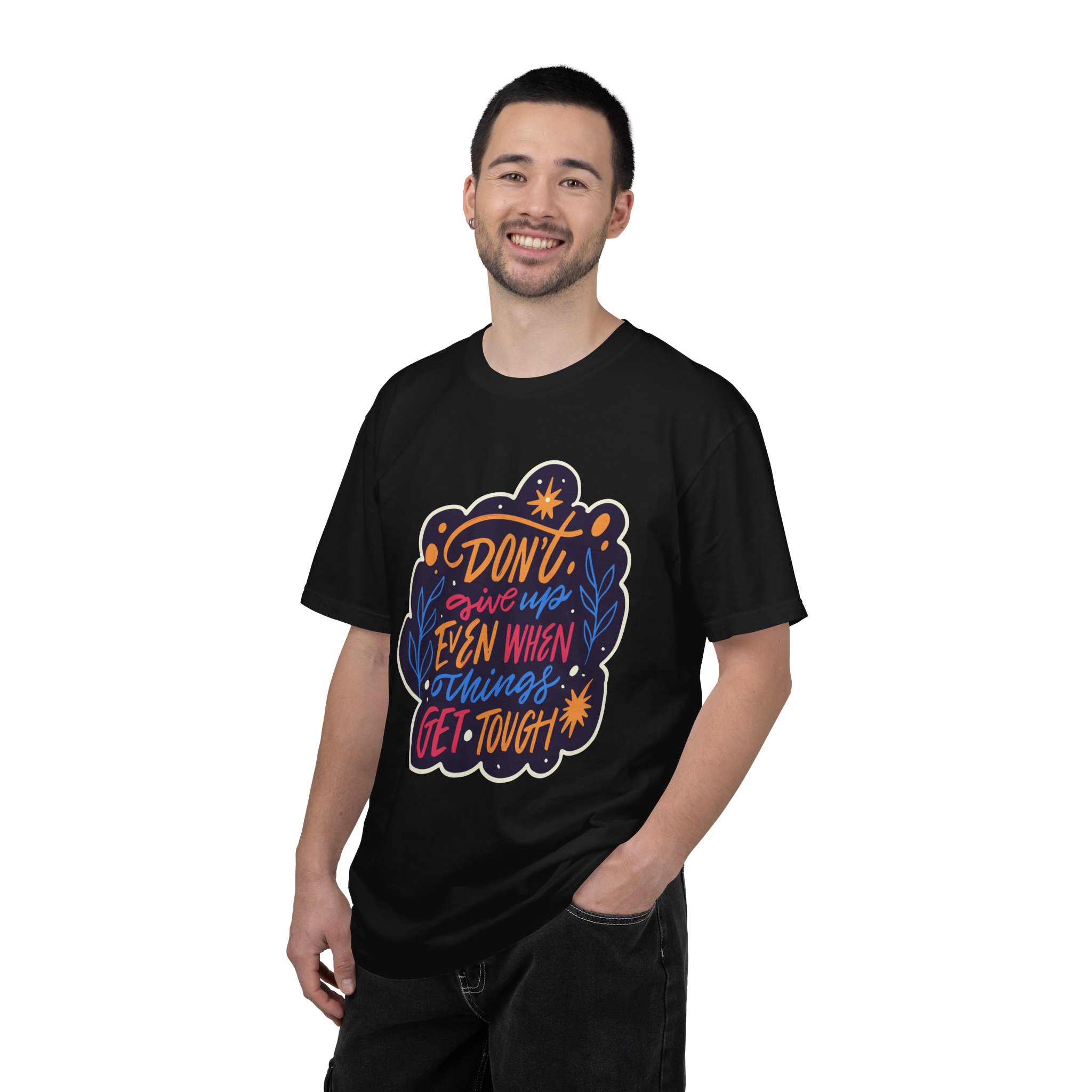 Don't Give Up T-Shirt – Inspirational Motivational Quote Graphic Tee for Positivity, Strength & Determination. - Image 26