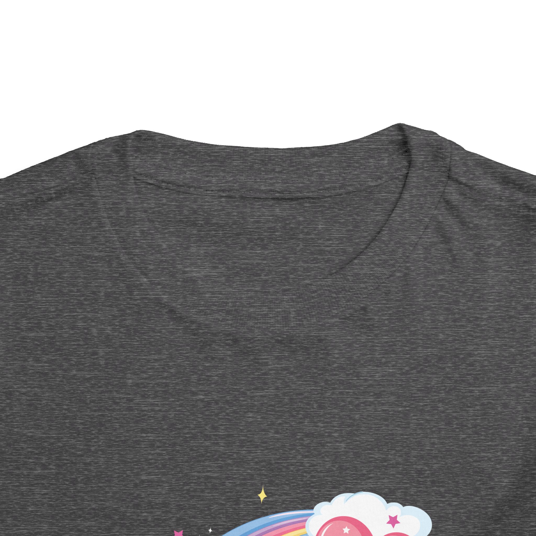 Cute Pink Bunny Rainbow Toddler T-Shirt – Adorable Rainbow Graphic Tee for Kids, Boys & Girls. - Image 20