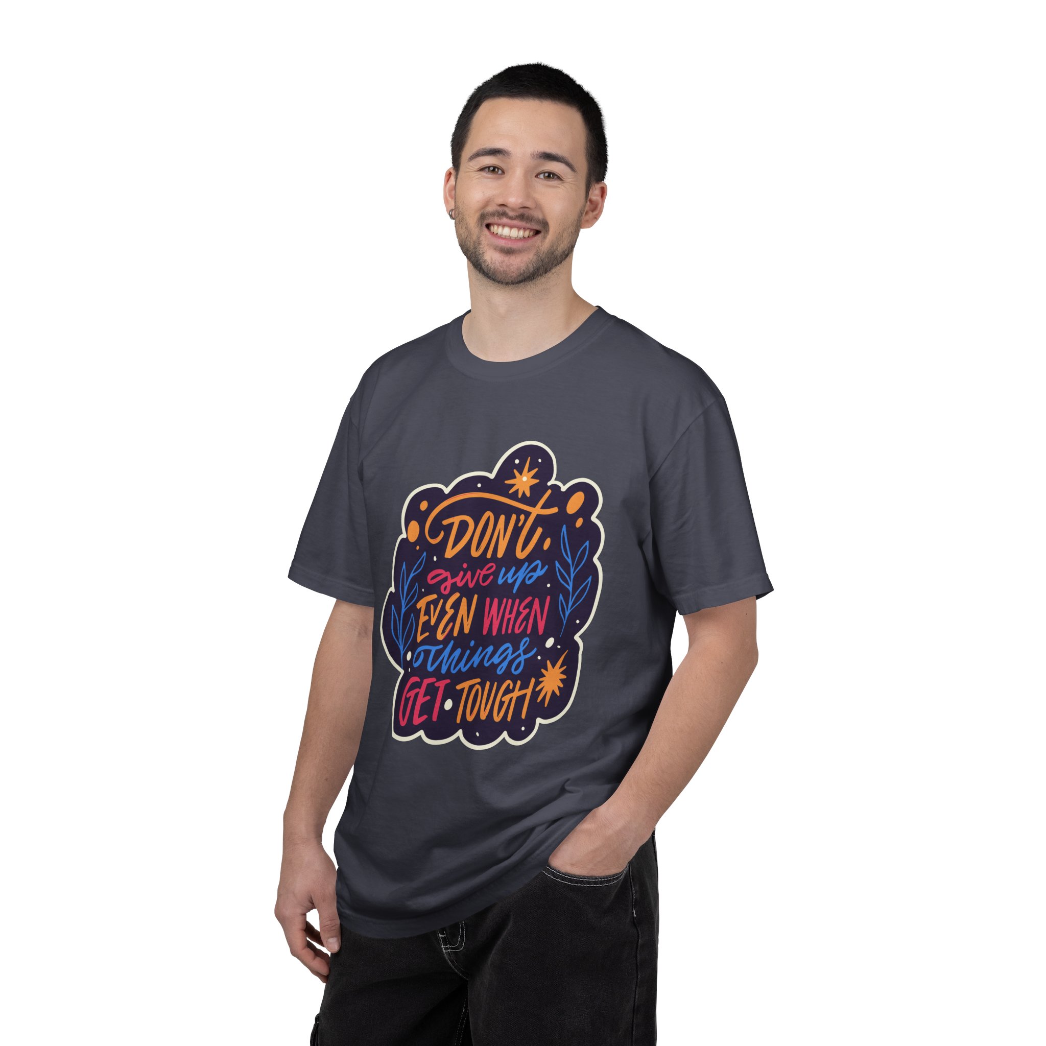 Don't Give Up T-Shirt – Inspirational Motivational Quote Graphic Tee for Positivity, Strength & Determination. - Image 34