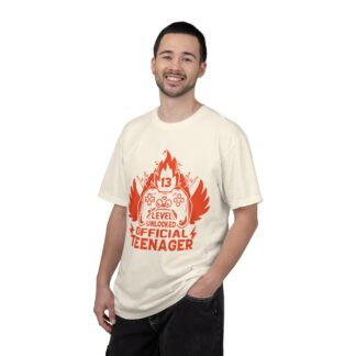 Teen Gamer Tshirt - Official Birthday Tee - Level Unlocked Official Teenager Unisex Tee – 13th Birthday Gamer Graphic Tee for Teens, Fun Celebration & Gaming Vibes. - Image 10