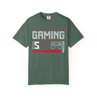 Motivational gaming tee for Gamers - Gaming Is Passion - Unisex Tee - Image 25