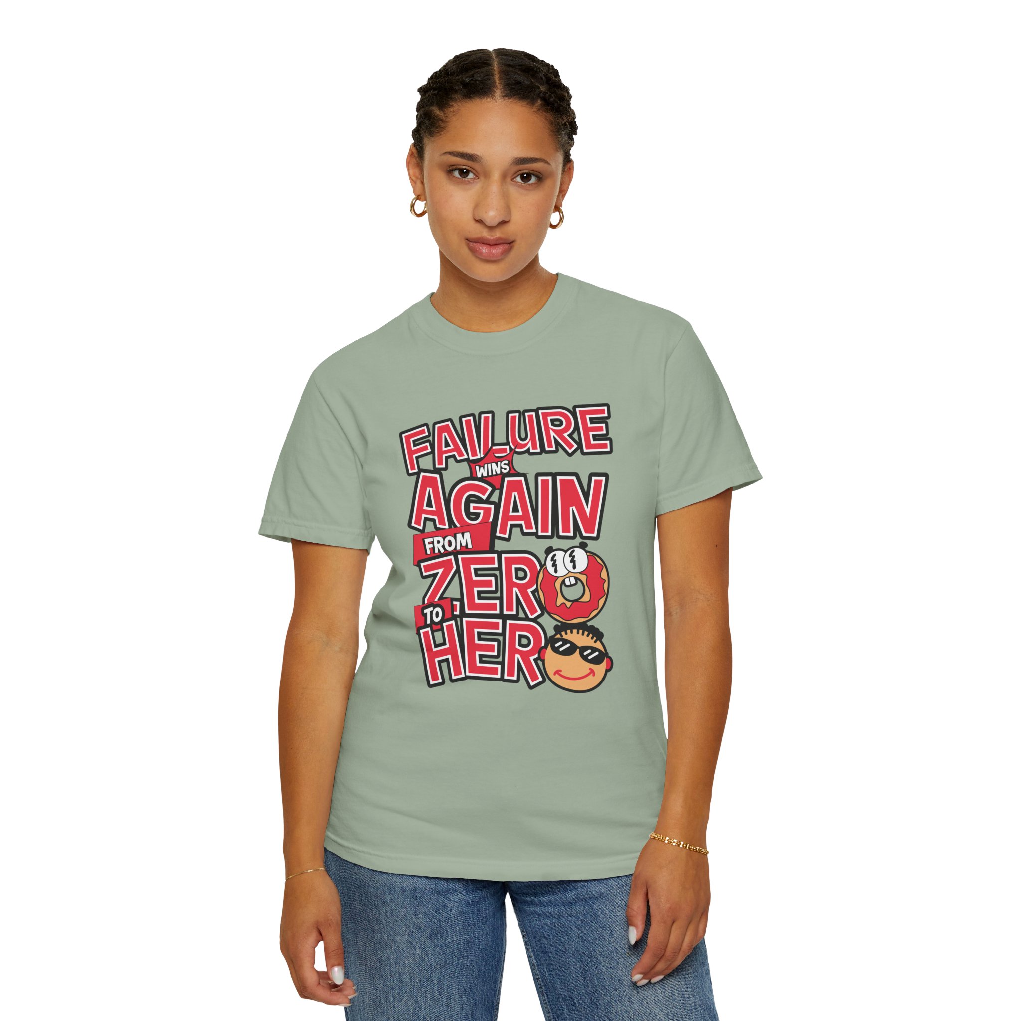 b2 - 2.3 - From Failure Again to Hero T-Shirt – Motivational Graphic Tee for Growth, Resilience & Success Mindset. - Image 28