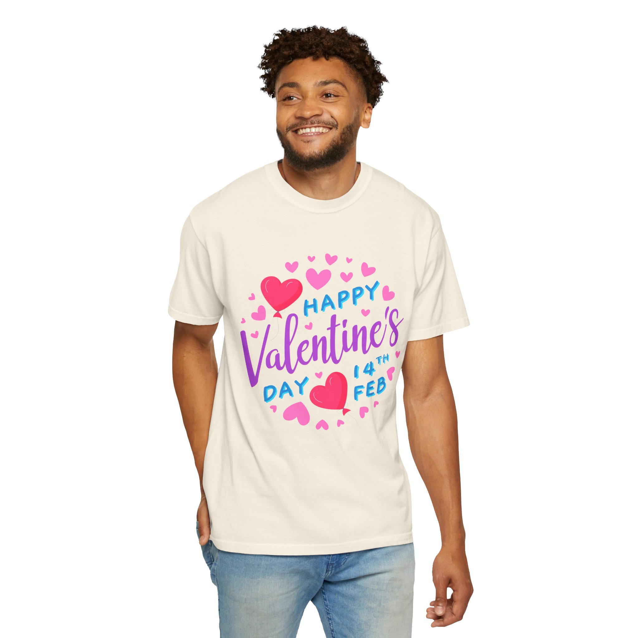 b2 - 8.1 - Happy Valentine’s Day 14th Feb T-Shirt – Cute Heart Graphic Tee for Love, Romance & Festive Celebration. - Image 14