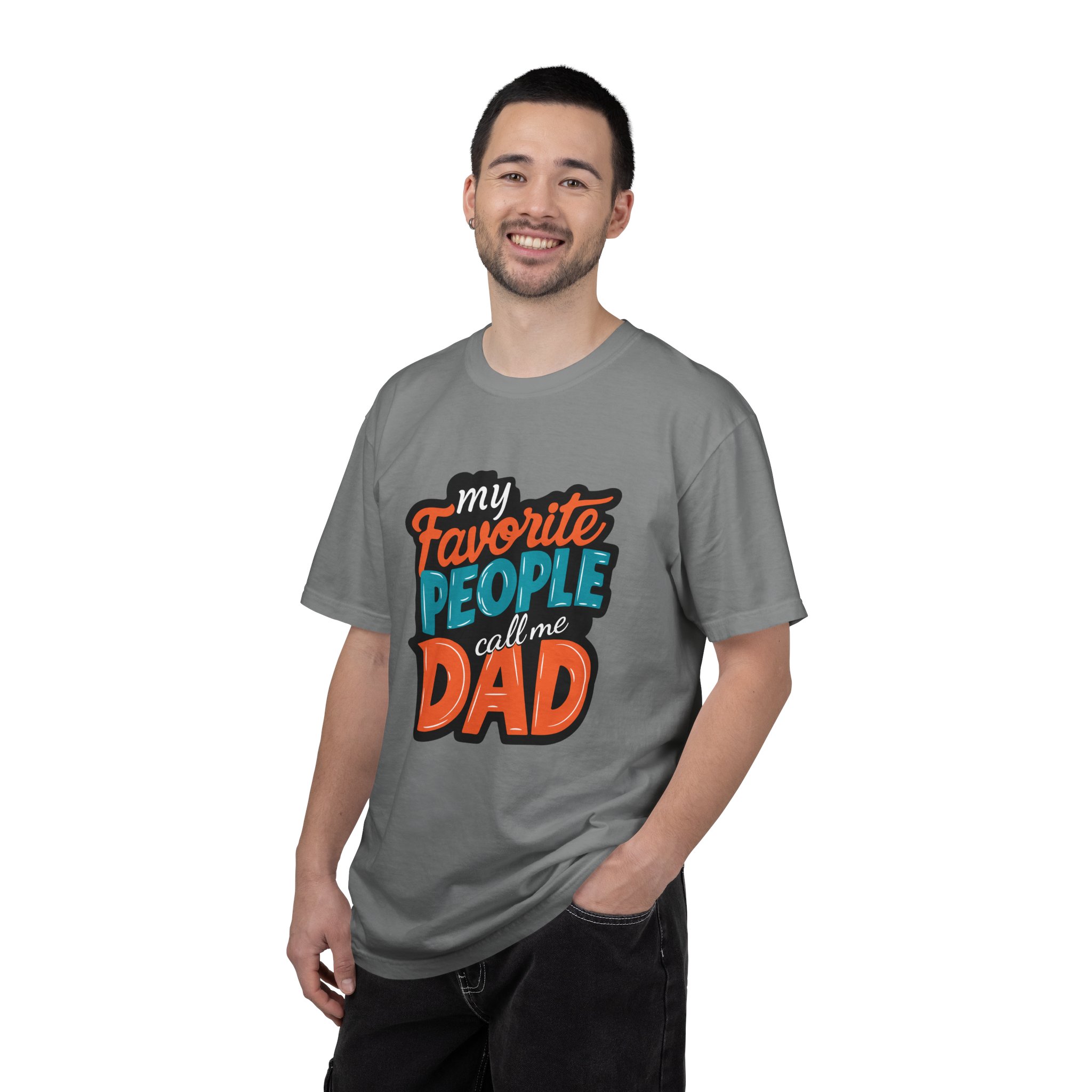 My Favorite People Call Me Dad Unisex T-Shirt, Gift for Dad, Father's Day Shirt, Birthday Gift, Casual Tees, Everyday Wear. - Image 18
