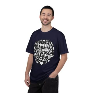Happy Valentine’s Day Heart Floral T-Shirt – Romantic Floral Graphic Tee for Couples, Love Gifts & Festive Celebration. - Image 34