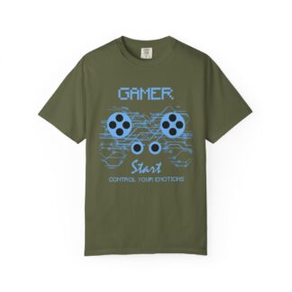 Funny Gaming T shirts for Gamers - Control Your Emotions Gamer Unisex Tee - Image 17