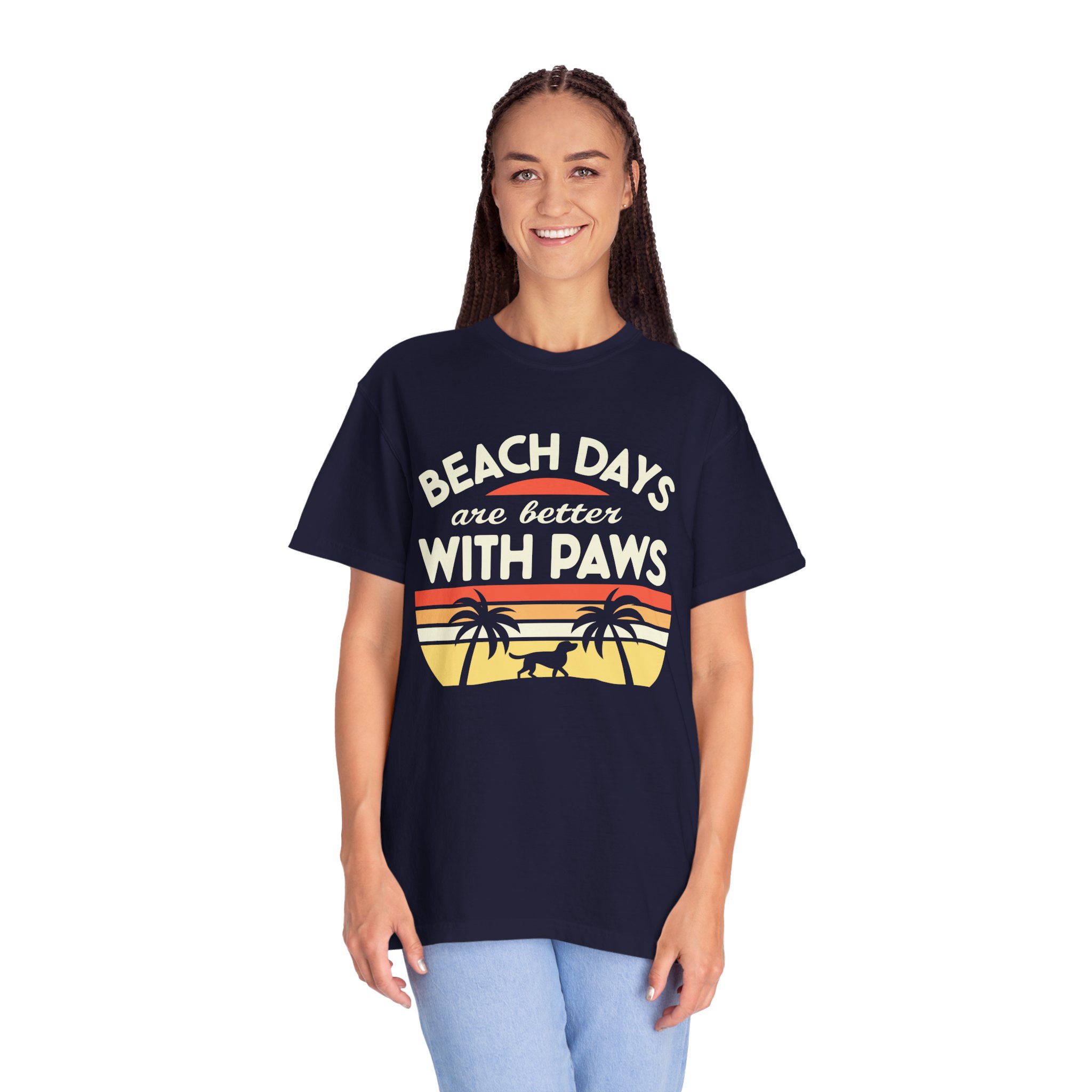 C - 13.1 - Beach Days Are Better with Paws Unisex T-Shirt | Pet Lover Gift, Summer Tee, Casual Wear, Beachwear, Dog Lover Apparel. - Image 27